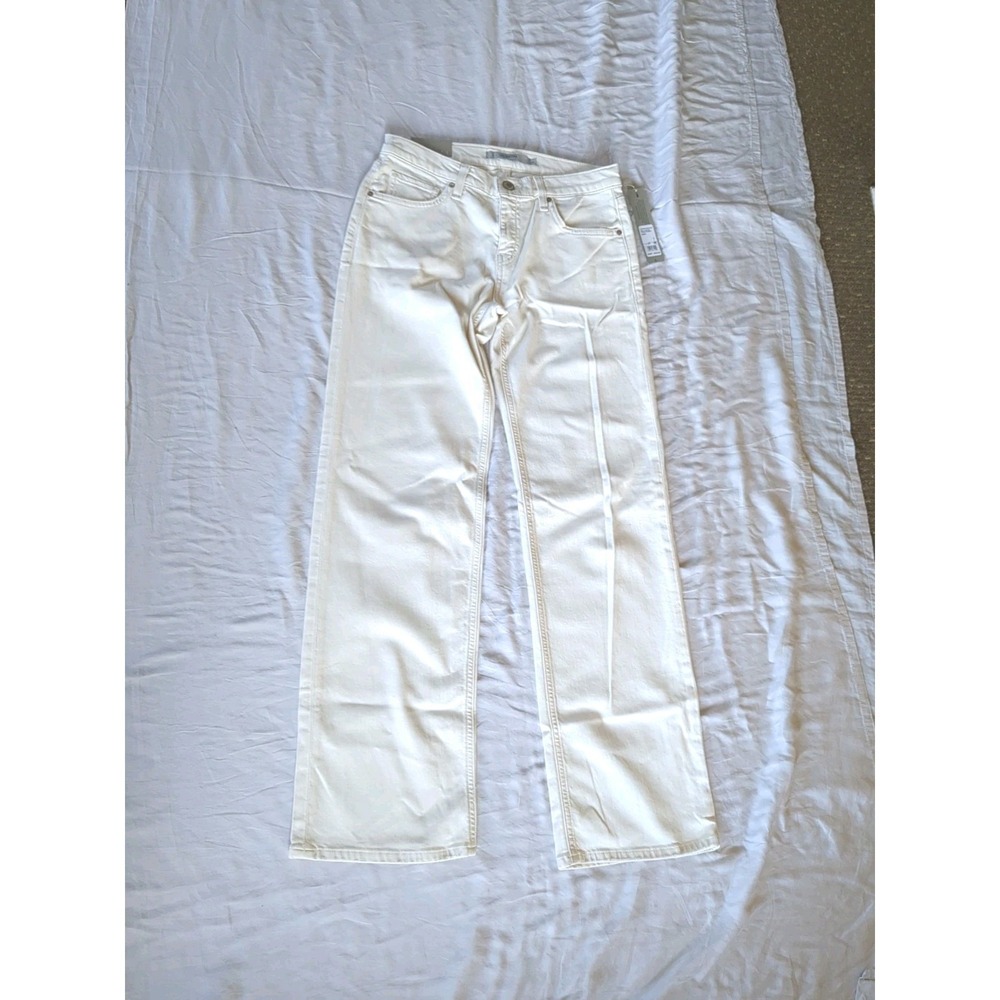 Hudson Jeans Straight Leg White Jeans